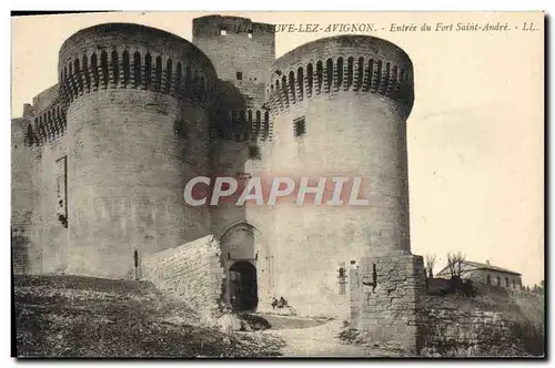 Cartes postales Villeneuve lez Avignon Entree Du Fort Saint Andre