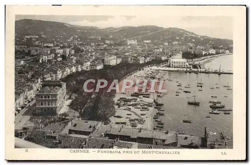 Ansichtskarte AK Cannes Panorama Pris Du Mont Chevalier