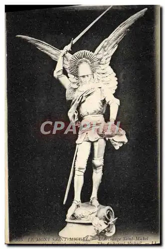 Cartes postales Mont Saint Michel Archange Saint Michel
