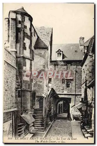 Ansichtskarte AK Mont Saint Michel La Tour Du Guet