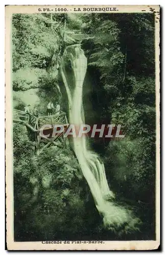 Cartes postales La Bourboule Cascade du Plat a barbe