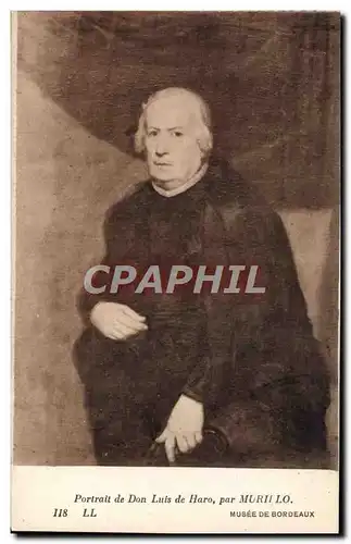 Cartes postales Portrait De Don Luis De Haro Par Murillo Musee de Bordeaux