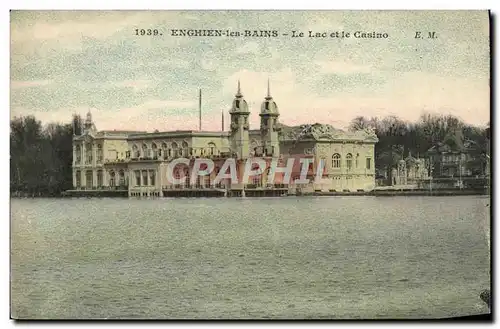 Cartes postales Enghien Les Bains Le Lac Et Le Casino