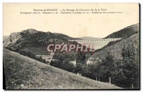 Ansichtskarte AK Environs De Roanne Le Barrage De Chartrain dit de la Tache
