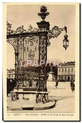 Ansichtskarte AK Nancy Place Stanislas Grilles En Fer Forge De Jean Lamour