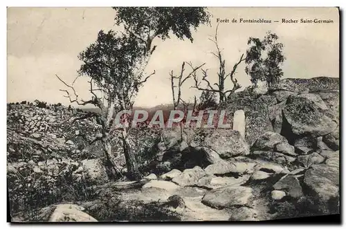 Cartes postales Foret de Fontainebleau Rocher Saint Germain