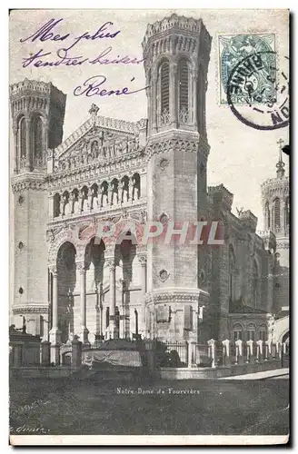 Cartes postales Lyon Notre Dame de Fourviere