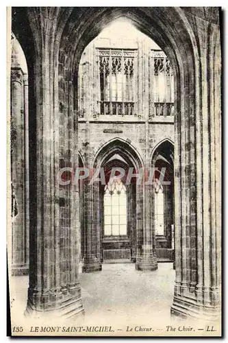 Ansichtskarte AK Le Mont Saint Michel Le choeur