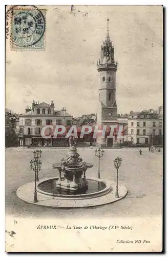 Cartes postales Evreux La Tour de L&#39Horloge