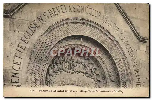 Cartes postales Paray le Monial Chapelle de la Visitation