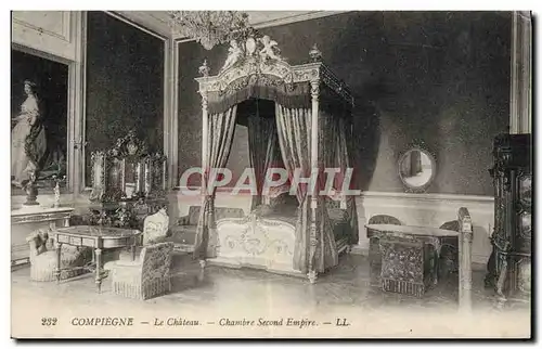 Ansichtskarte AK Compiegne Le Chateau Chambre Second Empire