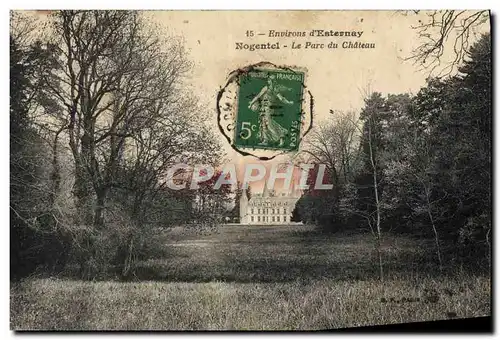 Cartes postales Environs d&#39Esternay Nogentel Le Parc du Chateau