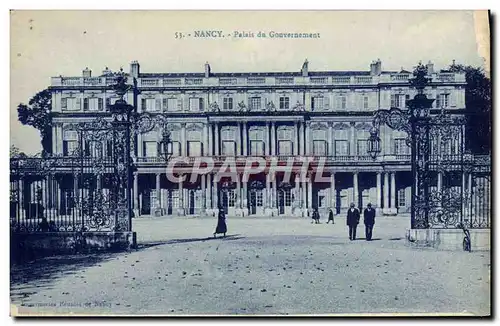 Cartes postales Nancy Palais du Gonvernement