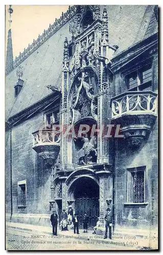 Cartes postales Nancy Palais Ducal Petite et grande porterie