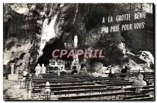 Moderne Karte Lourdes La grotte miraculeuse