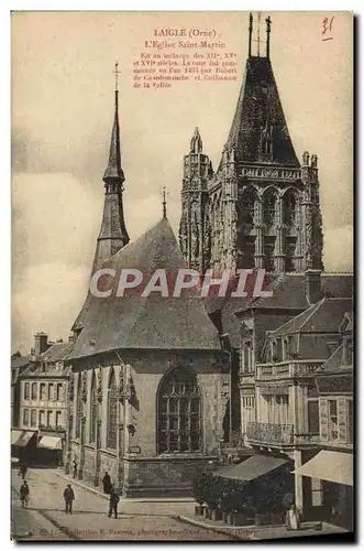 Cartes postales Laigle L'Eglise Saint Martin