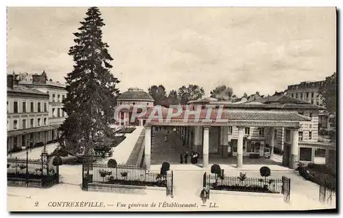 Cartes postales Contrexeville Vue Generale de L'Etablissement