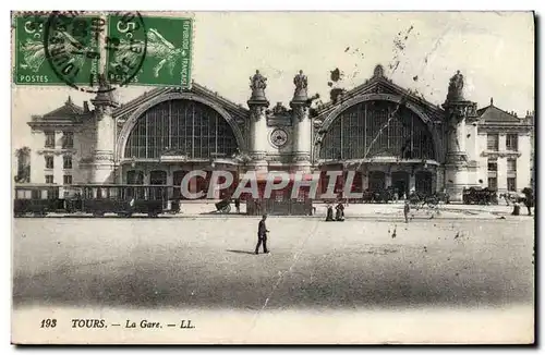 Cartes postales Tours La Gare