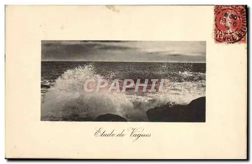 Cartes postales Etude de vagues