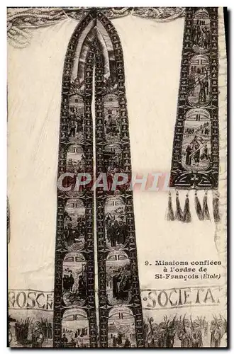 Cartes postales Missions Confiees a l'ordre de St Francois