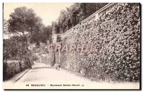 Ansichtskarte AK Beaulieu Boulevard Gordon Benett