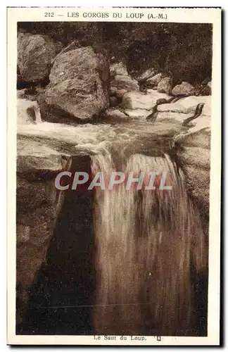 Ansichtskarte AK Gourdon Les Gorges Du Loup le saut du loup