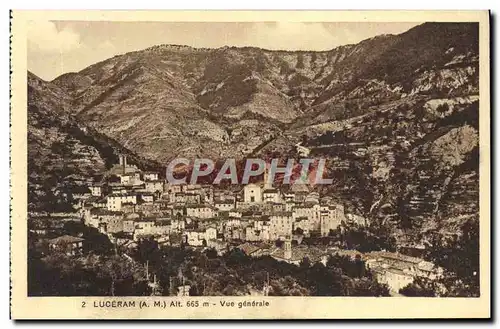 Cartes postales Luceram Vue Generale