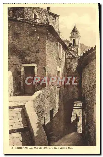 Cartes postales Luceram Une Vieille Rue