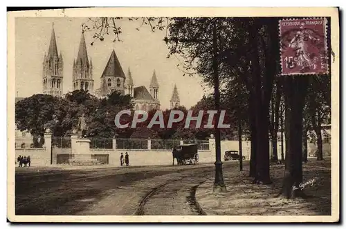 Ansichtskarte AK Caen Eglise St Etienne ou abbaye aux hommes