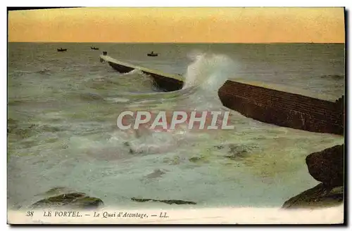Cartes postales Le Portel Le Quai d'Accostage