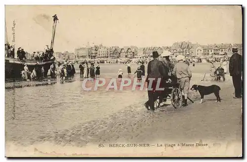 Cartes postales Berck Sur Mer La Plage a maree basse