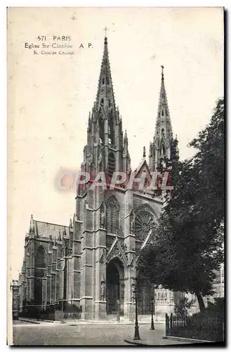 Ansichtskarte AK Paris Eglise Ste Clotilde