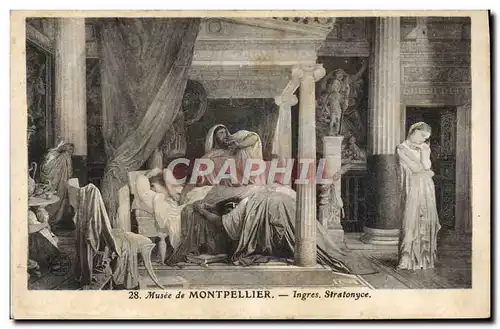 Cartes postales Musee de Montpellier Ingres Stratonyce
