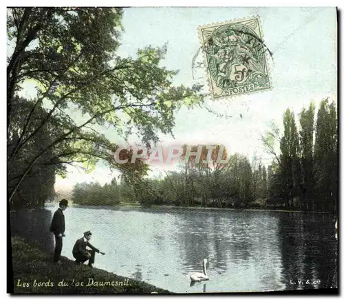 Cartes postales Bois de Vincennes Les bords du Lac Daumesnil