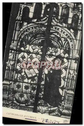 Cartes postales Cathedrale D'Evreux Vitraux du Choeur