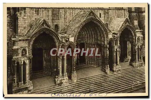 Ansichtskarte AK Cathedrale Chartres Le portail Nord