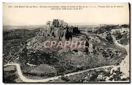 Ansichtskarte AK Les Baux Ruines Imposantes