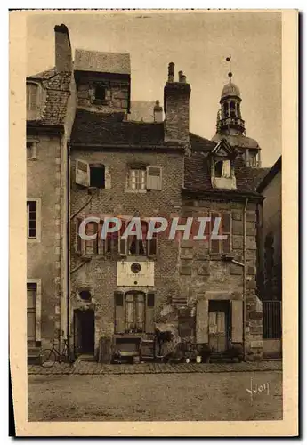 Cartes postales Moulins Vieille Maison Plaque commemorative du passage de Jeanne d&#39Arc