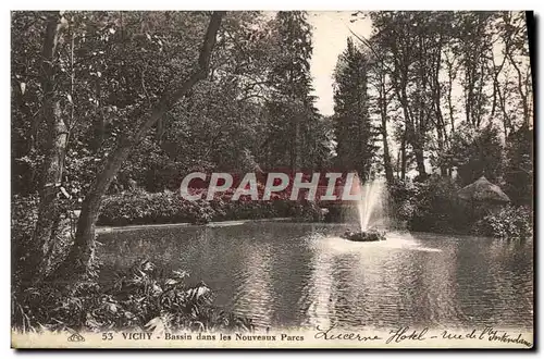 Cartes postales Vichy Bassin dans les Nouveaux Parcs