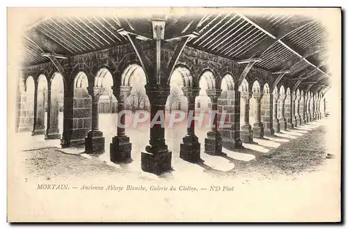 Cartes postales Mortain Ancienne Abbaye Blanche Galerie du cloitre