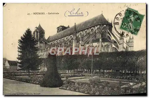 Cartes postales Bourges Cathedrale