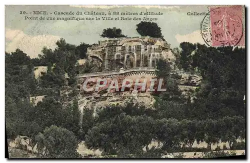 Cartes postales Nice Cascade du Chateau