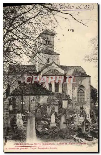 Cartes postales Chatillon Sur Seine Abside de L&#39Eglise St Vorles