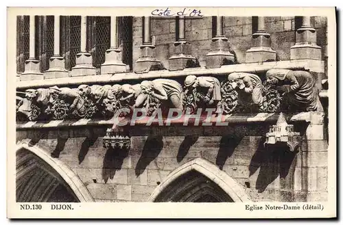 Cartes postales Dijon Eglise Notre Dame