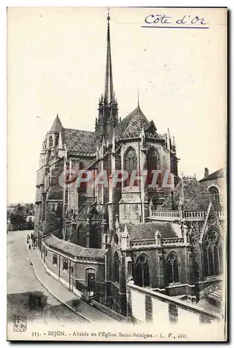 Cartes postales Dijon Abside de L&#39Eglise Saint Benigne