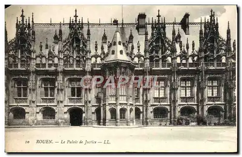 Cartes postales Rouen Le Palais de Justice