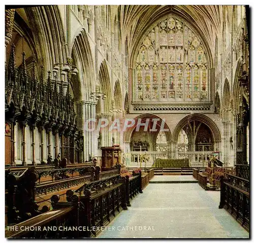 Cartes postales moderne The choir and Chancel Exeter catedral