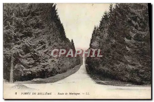 Cartes postales Foret De Belleme Route de Mortagne