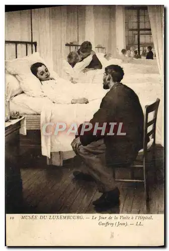 Cartes postales Musee Du Luxembourg Le Jour de la visite a L&#39Hopital Geoffroy