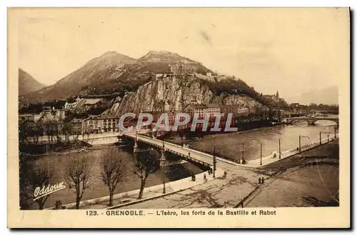 Ansichtskarte AK Grenoble L&#39Isere les Forts de la Bastille et Rabot